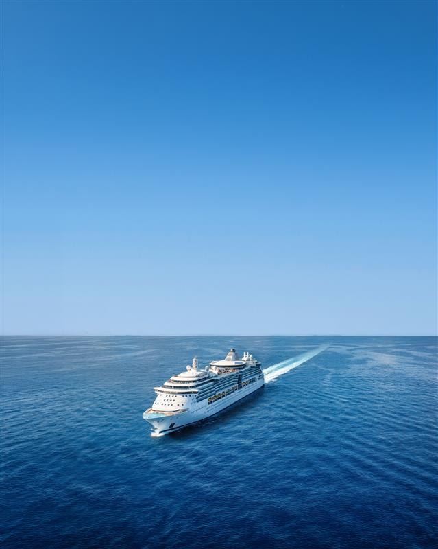 cruise ship in ocean
